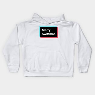 Merry Swiftmas TikTok Meme Kids Hoodie